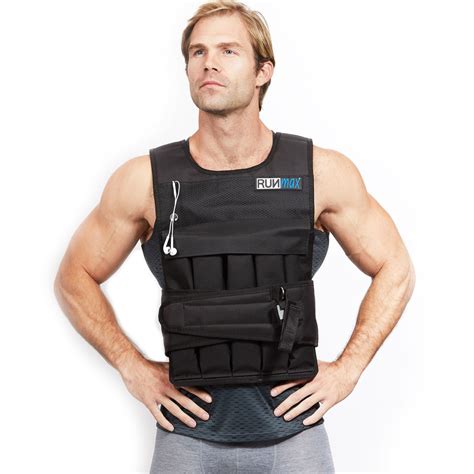 Made from 1200D nylon Firm shape, strong hold but soft to your shoulder. . Runmax weighted vest